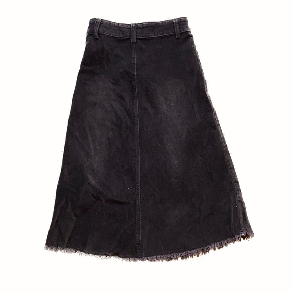 Brown Corduroy Midi Skirt - Picture 2 of 3